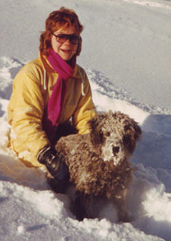 Timmy im Schnee