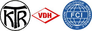 Wir sind Mitglied im KTR/VDH/FCI